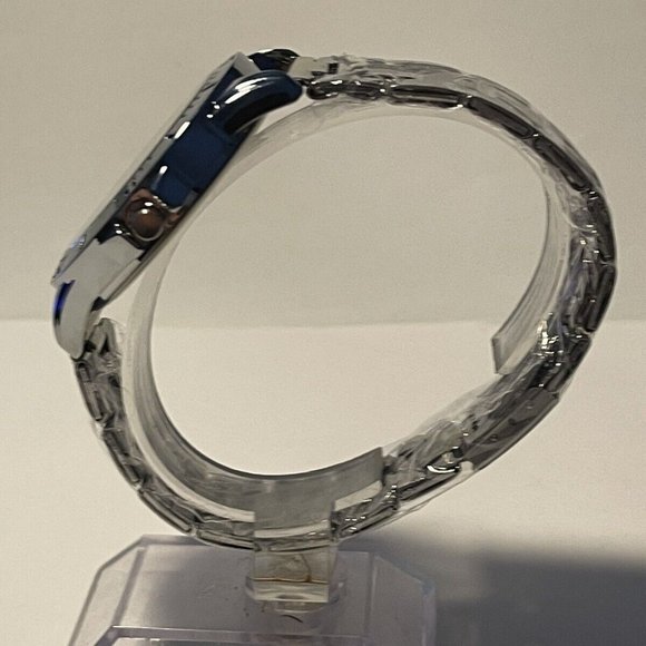 SAN FRANCISCO 49ERS NFL Team Logo Men's Stainless-Steel Silver Analog Watch NEW - Picture 5 of 11